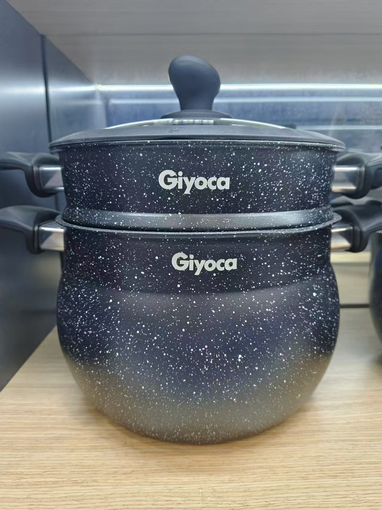 Marble four-piece set aluminum steamer 4L Specification image