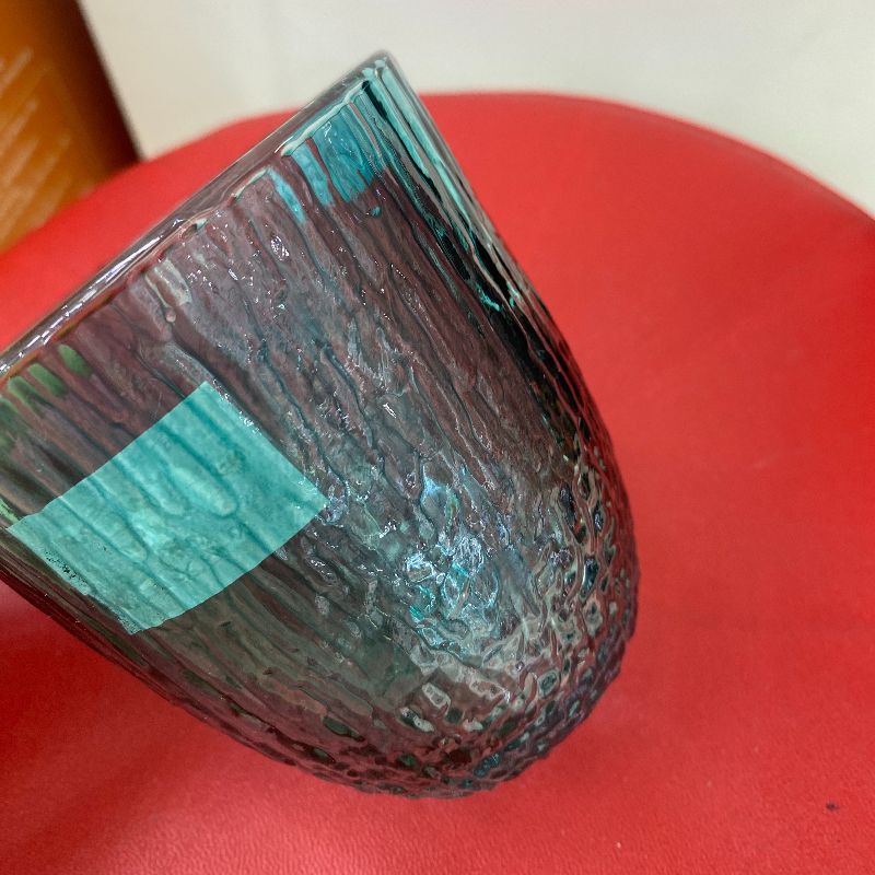 日式彩色树纹玻璃杯子家用水杯茶杯早餐杯牛奶杯果汁杯啤酒杯洋酒产品图