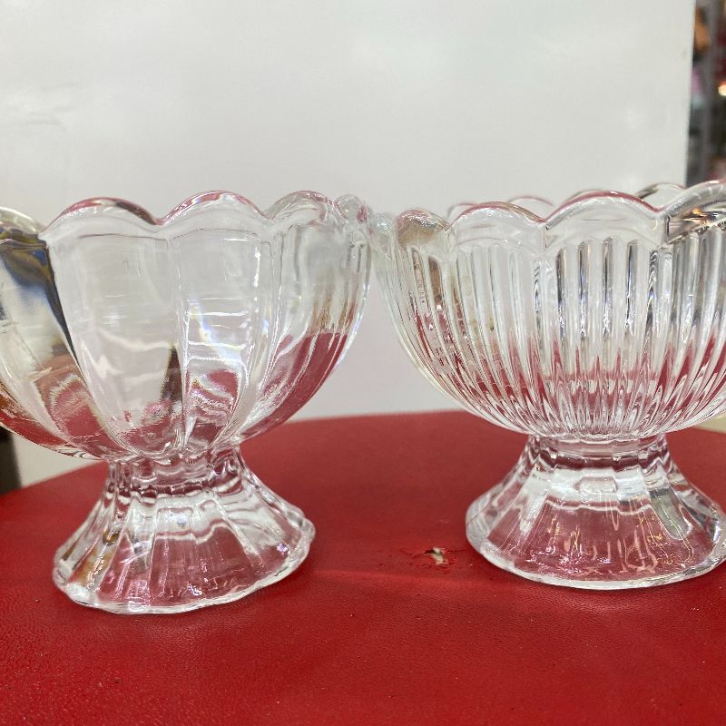 冰淇淋杯酸奶杯高脚布丁杯甜品杯小吃碗ins网红餐厅高颜值玻璃杯细节图