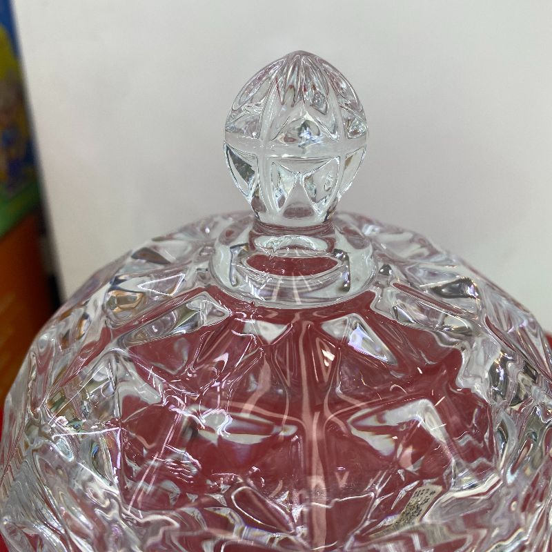 欧式带盖玻璃糖果罐咖啡茶叶储物罐创意超大茶几摆件干果盒零食盘细节图