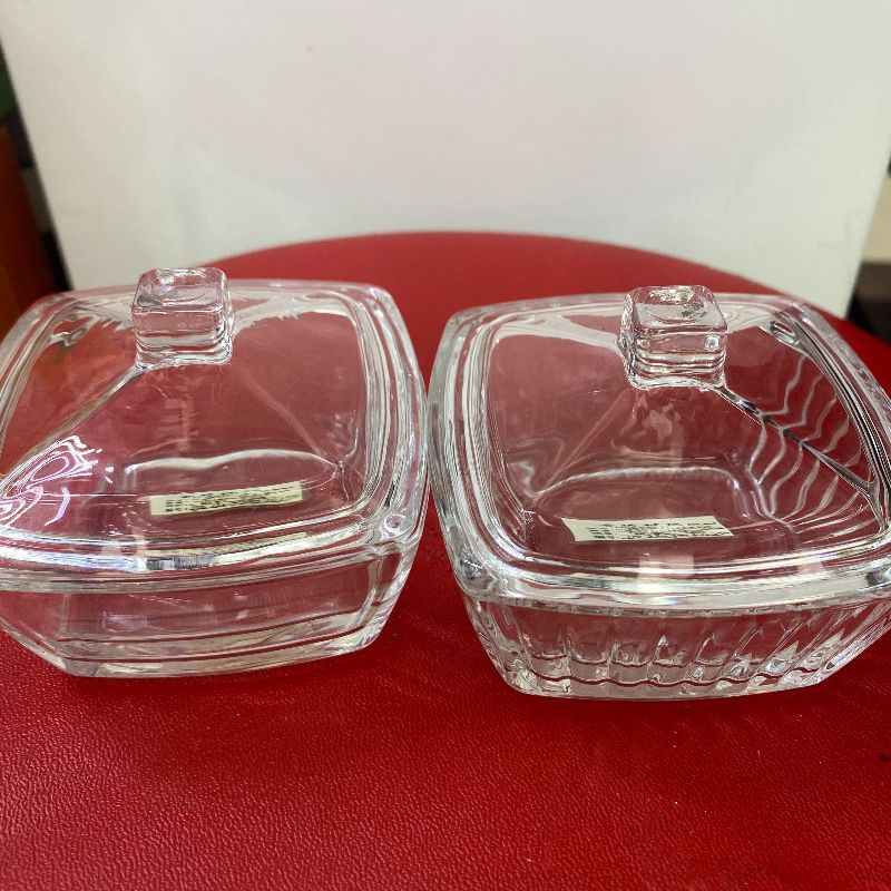 玻璃餐具套装实物图