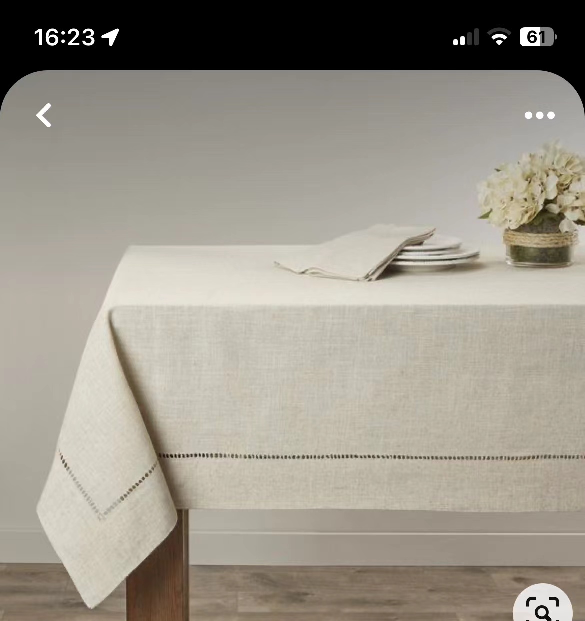 Filament yarn-dyed tablecloth