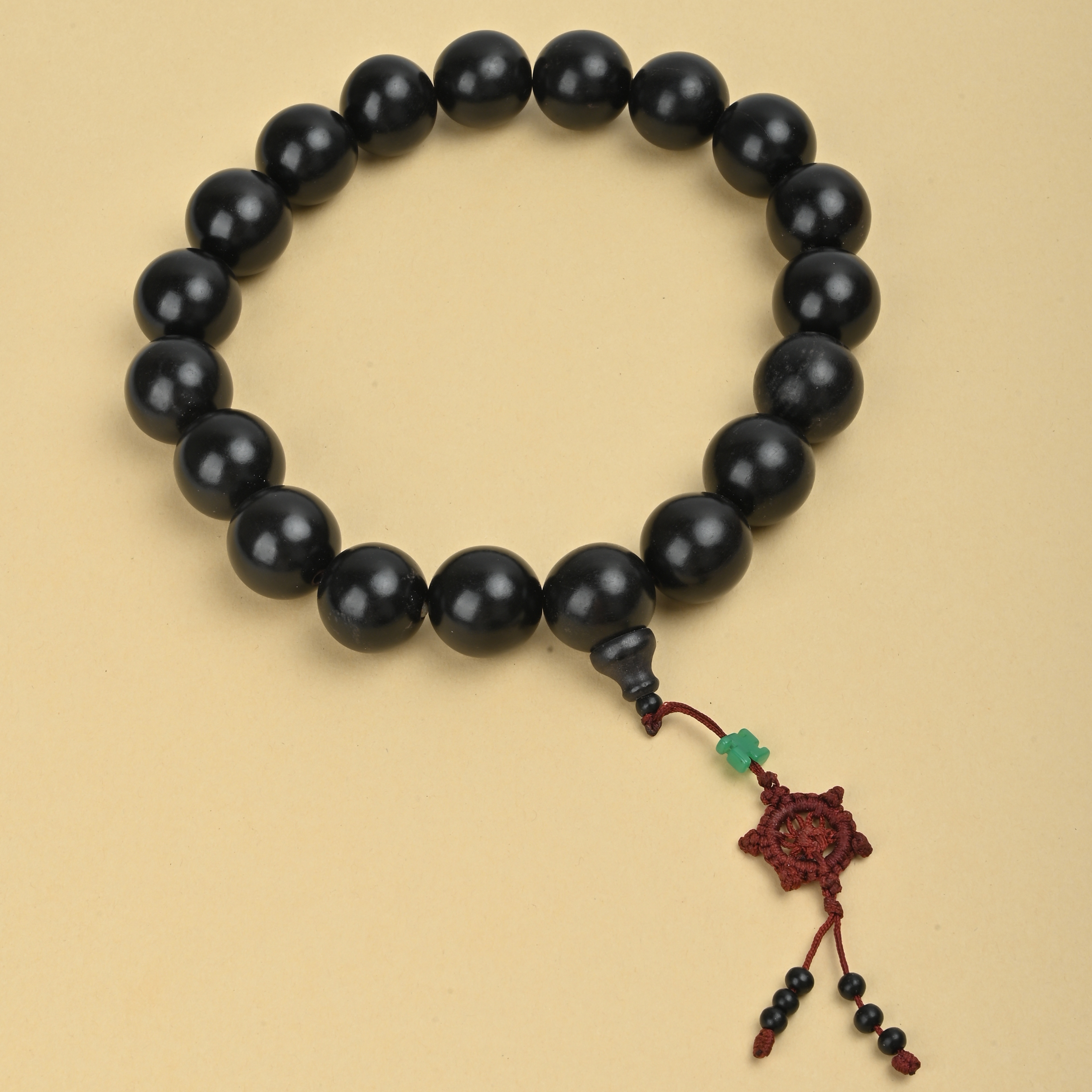 Wholesale of 108 pieces of purple sandalwood, ebony and agarwood Buddhist prayer beads, couple bracelets, cultural and artistic accessories for men and women, and ebony bracelets Specification image