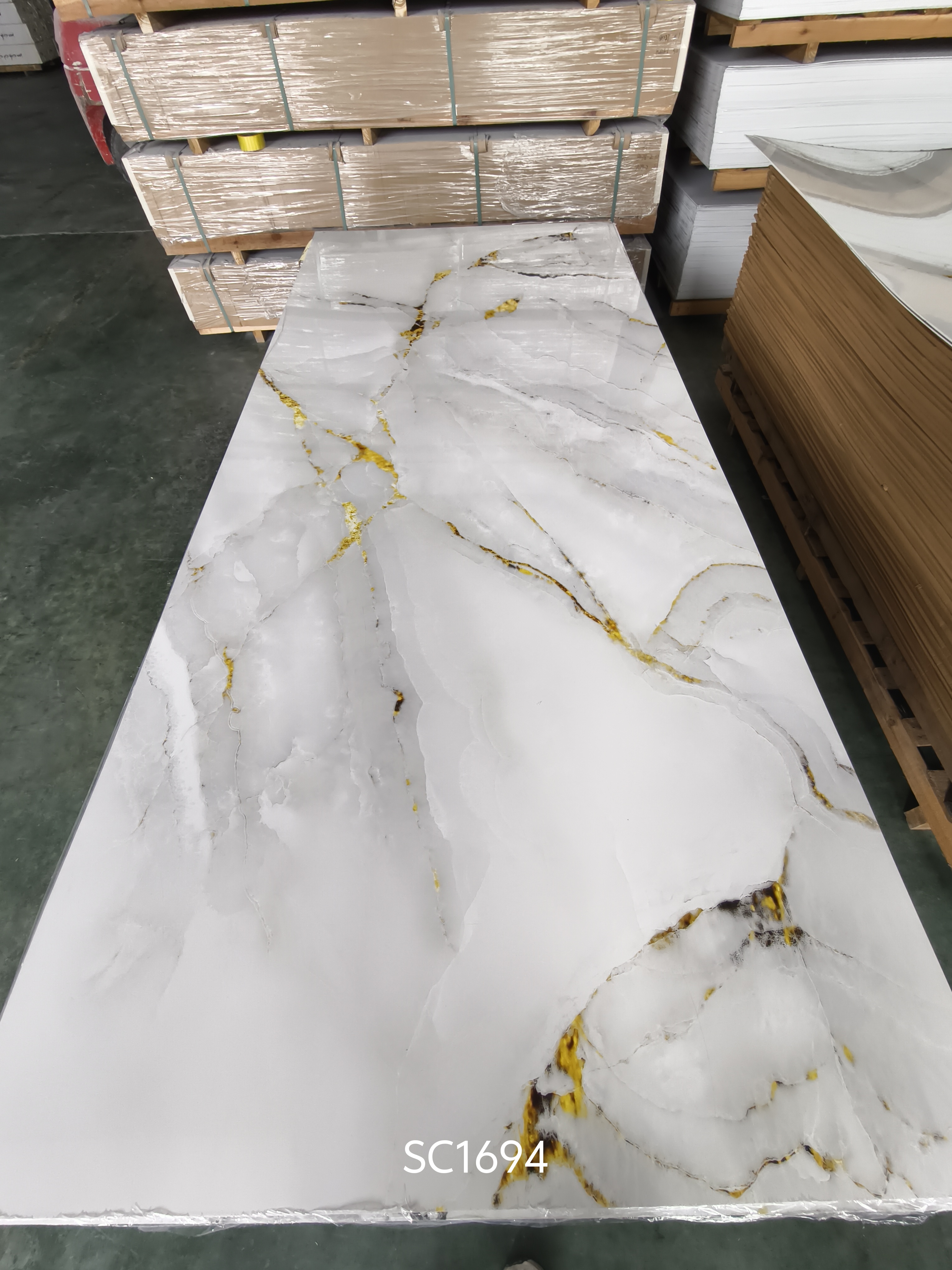 Pvc Wall Panel Uv Wall Panel Gilding Series Application Scenario