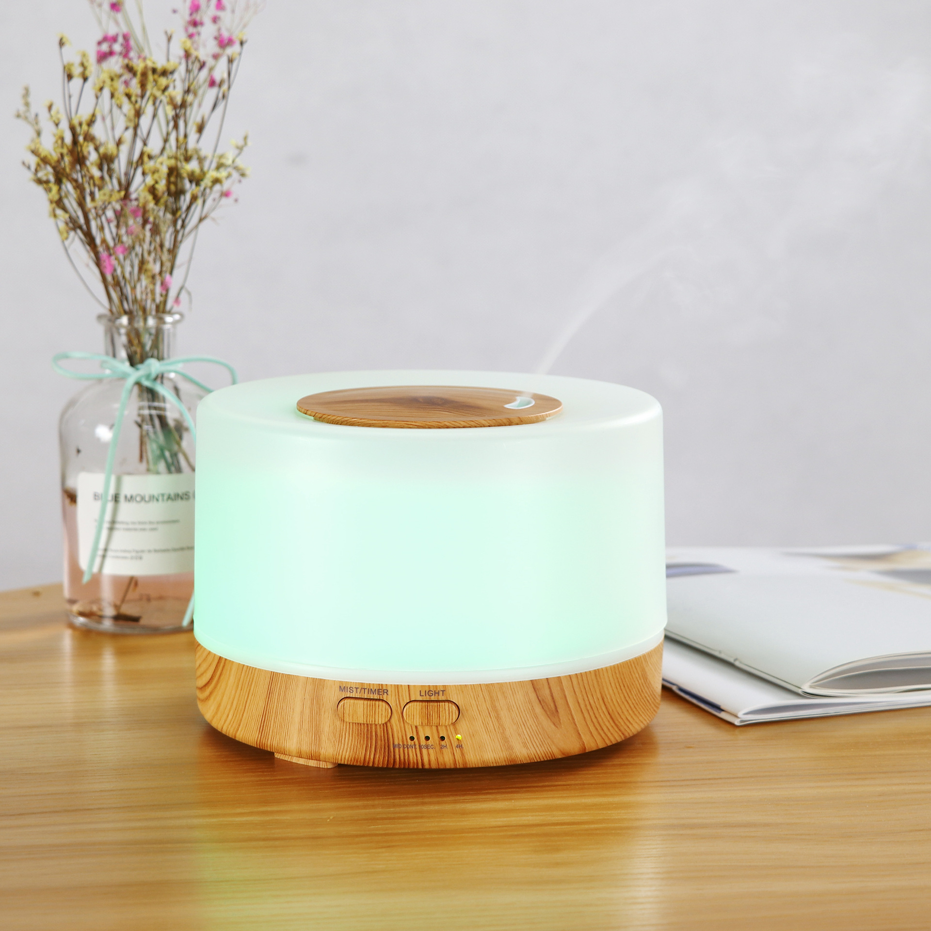 Smart ultrasonic nebulizer for household aromatherapy humidification details Picture