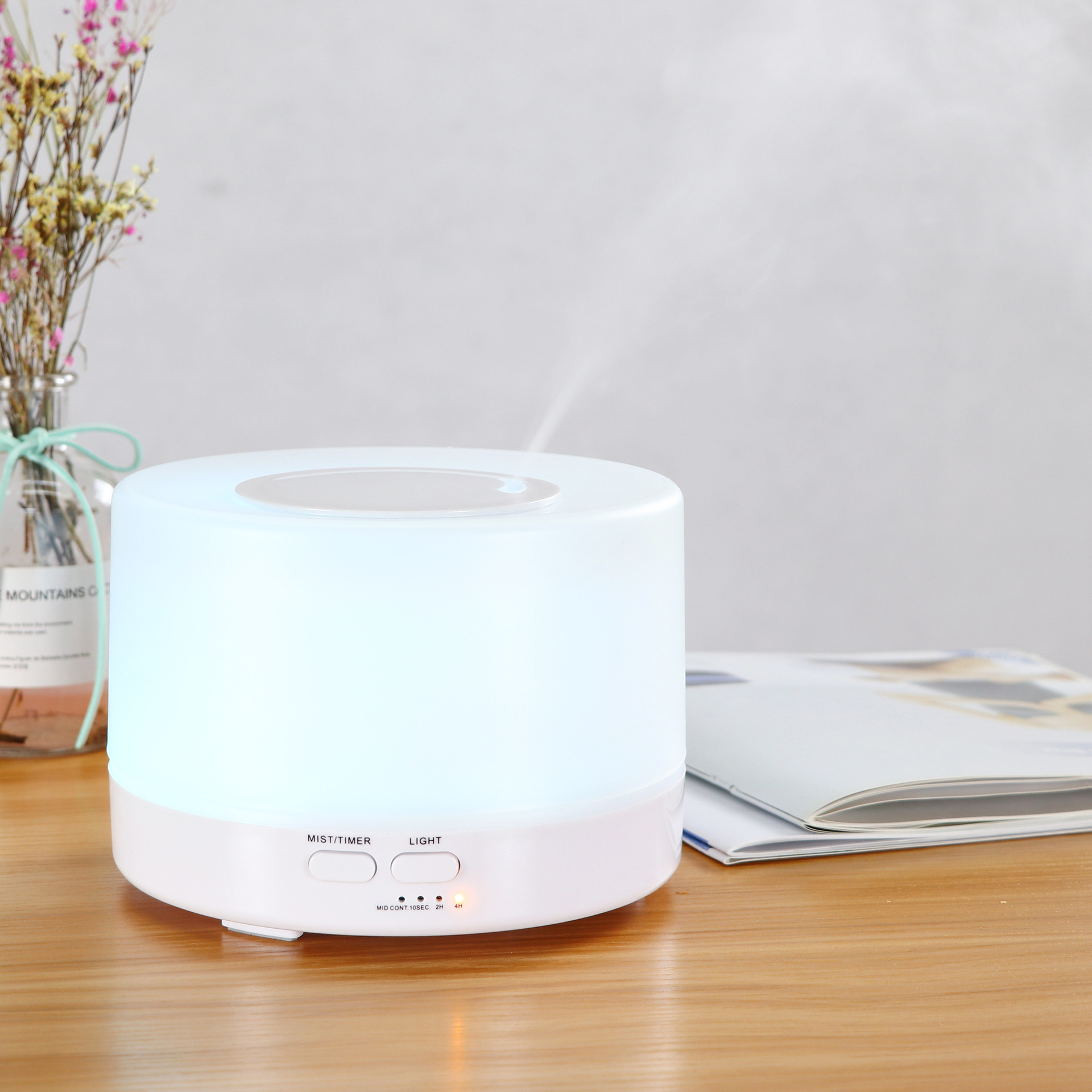 Smart ultrasonic nebulizer for household aromatherapy humidification Specification image