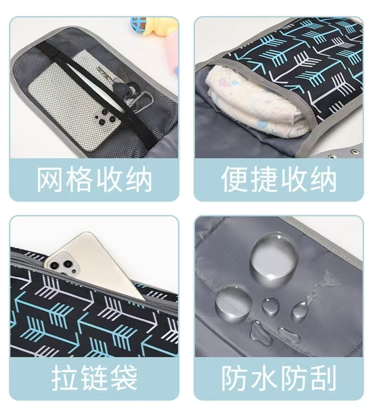 便携隔尿垫跨境宝妈外出神器婴儿换尿布台多功能折叠纸尿裤尿布包 隔尿垫婴儿尿垫详情13