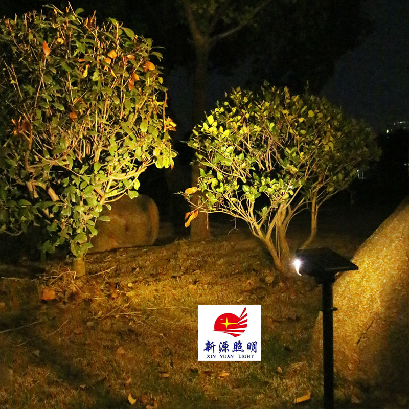 Cross Border Outdoor Solar Lawn Lights 20Led Outdoor Lighting Landscape Spotlights Garden Garden Garden Lights Tree Ground Insertion Lights Item Picture