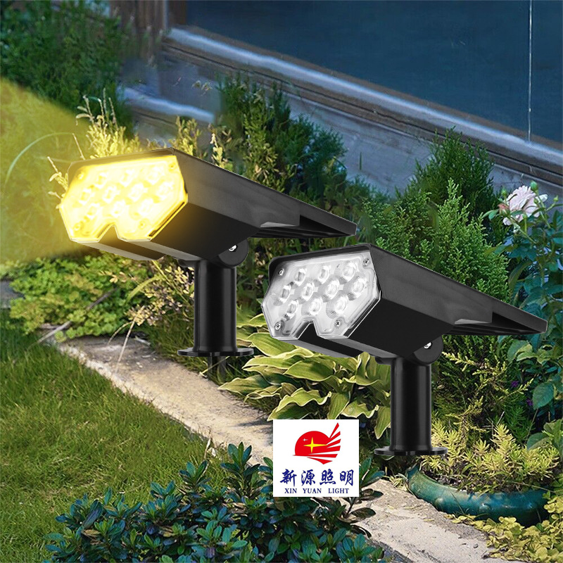 Cross Border Outdoor Solar Lawn Lights 20Led Outdoor Lighting Landscape Spotlights Garden Garden Garden Lights Tree Ground Insertion Lights Application Scenario