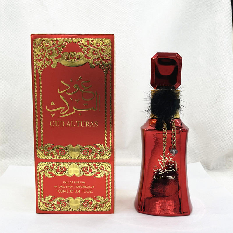 OUD AL TURAS bright red festive mystery Middle East Dubai Arab ladies temperament hanging plush perfume Perfume