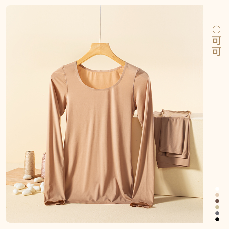 Beauty Empire 3302#3305 Skin Clothing, Skin Pants Thermal Underwear Seamless Women's Base Shirt Thermal Suit Invisible High Elastic Mask Suit Mask Pants Suit undefined