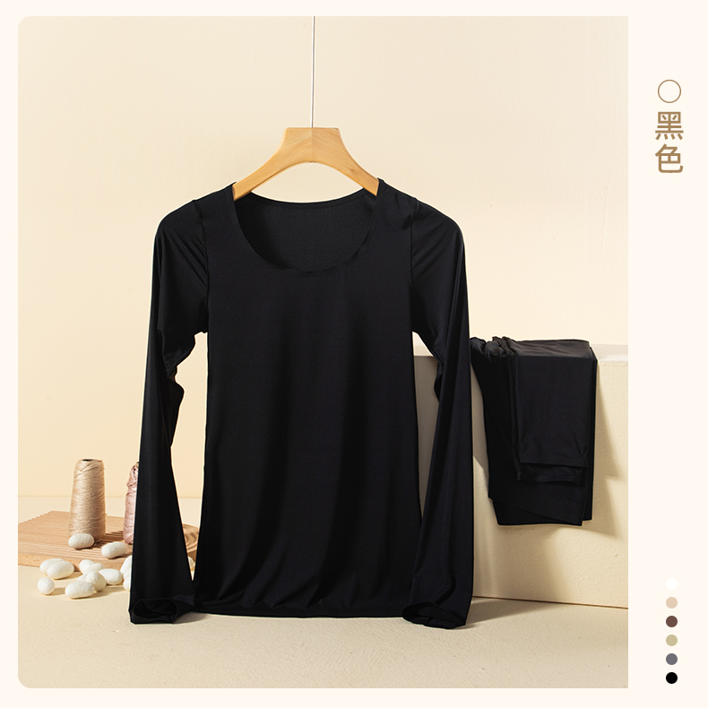 Beauty Empire 3302#3305 Skin Clothing, Skin Pants Thermal Underwear Seamless Women's Base Shirt Thermal Suit Invisible High Elastic Mask Suit Mask Pants Suit undefined