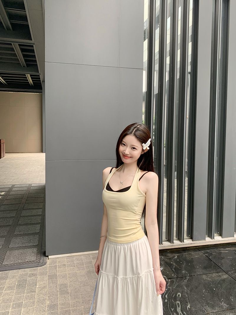 女士背心实物图