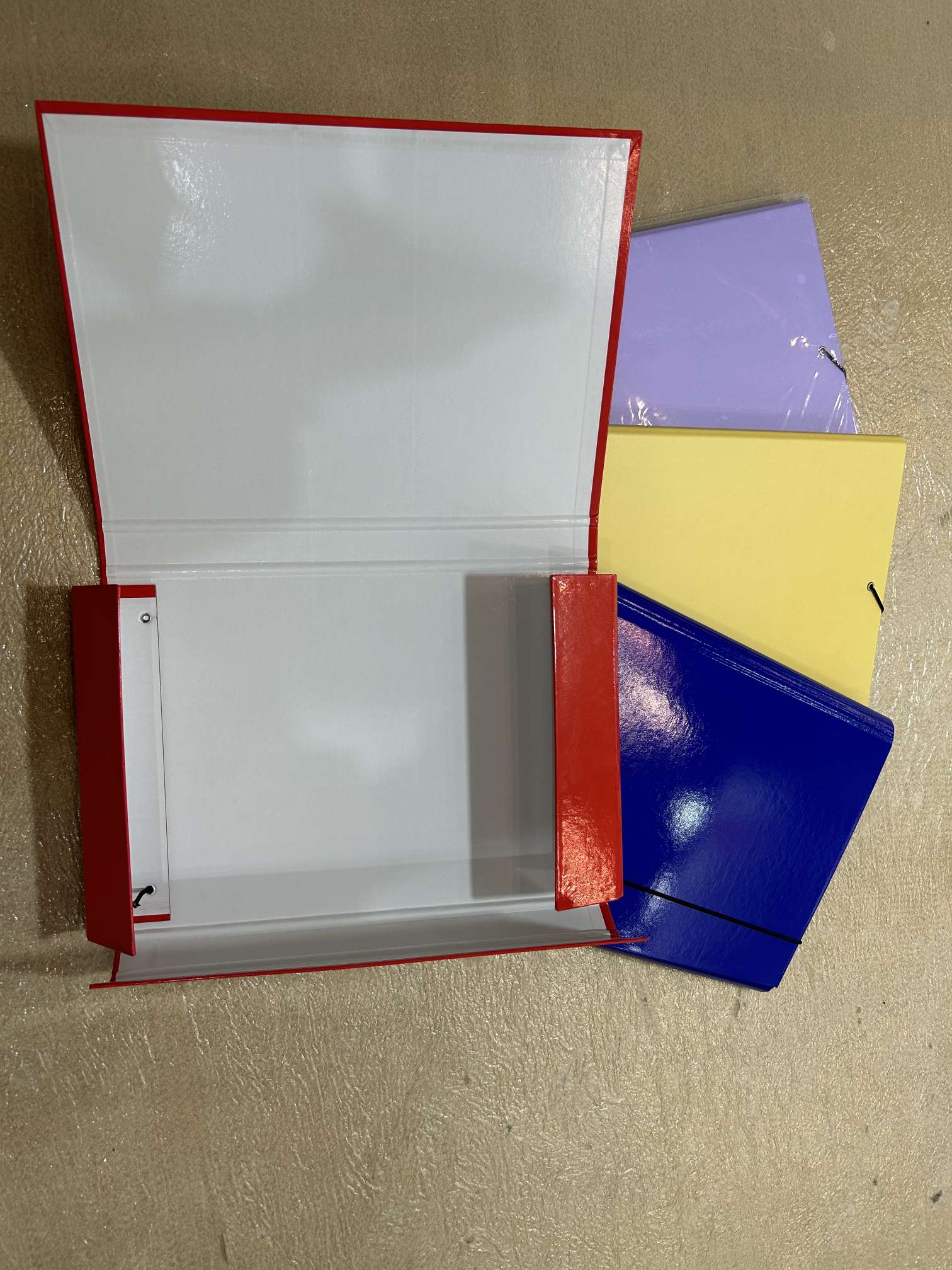 Essential office items: PVC matte single page holder, plastic folder, organ bag, student pusher, cultural office storage, office supplies folder details Picture