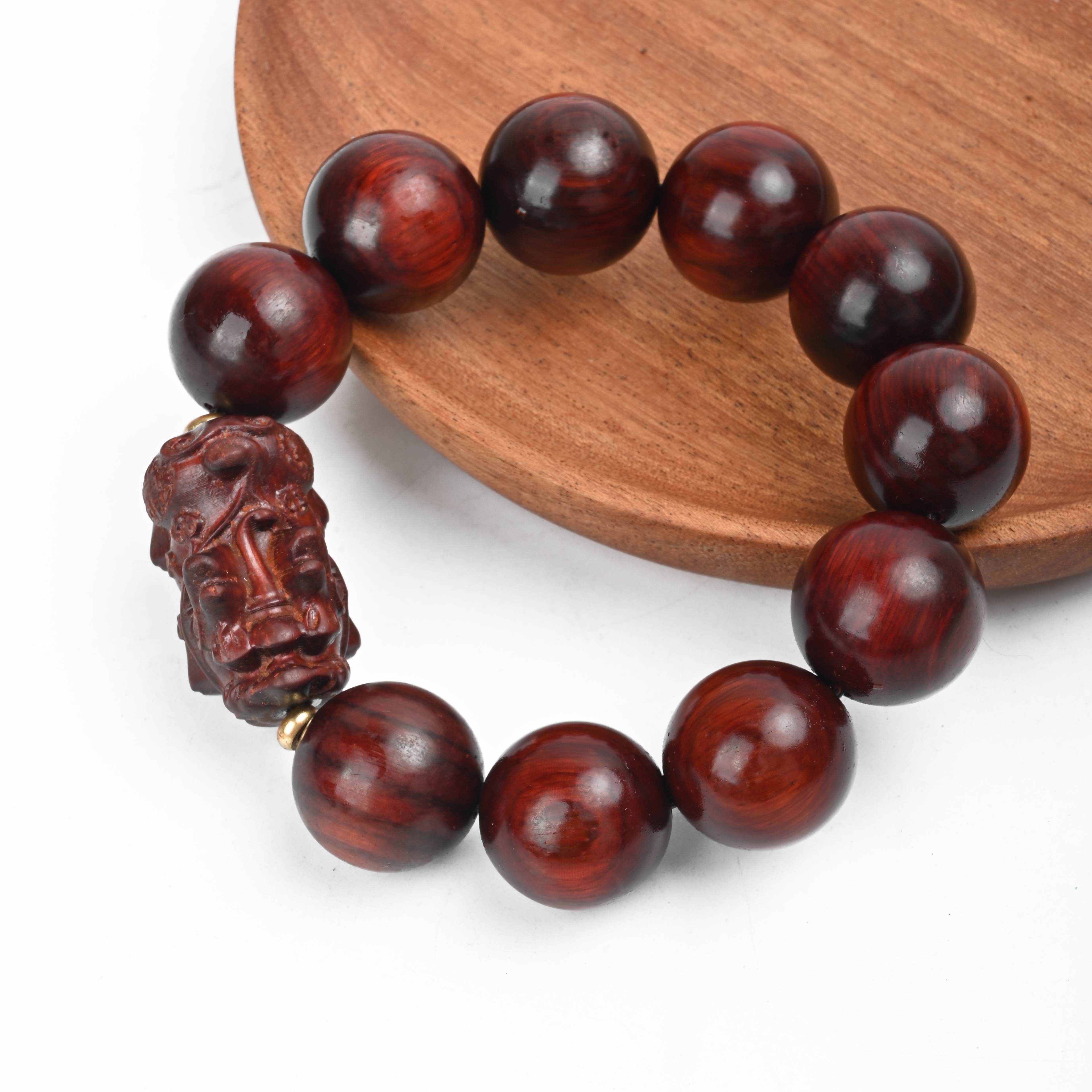 Wholesale of rosewood bracelets, cultural playthings, Buddhist prayer beads and prayer beads for women details Picture