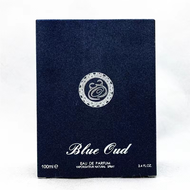Cross-Border Source Manufacturers Direct Perfume Wholesale Bleu Oud Blue 100Ml Arab Fragrance Perfume Perfume Perfume Perfume Perfume Item Picture
