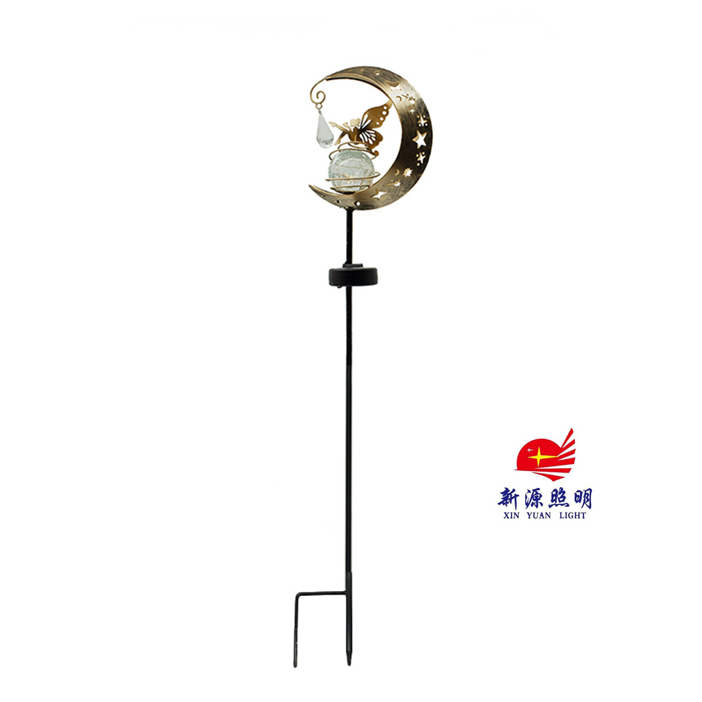 Cross-Border Amazon Solar Fairy Moon Cracked Glass Ball Ground Insert Lights Garden Lawn Lights Outdoor Decorative Lights Application Scenario