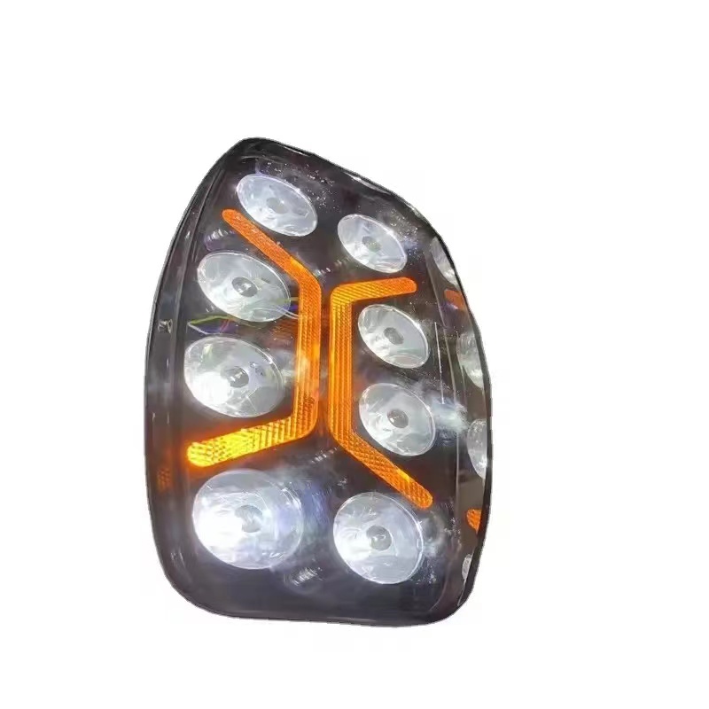 Euro truck LED light, Volvo headlight, work light, 10-inch white light, yellow light, lens light Application Scenario