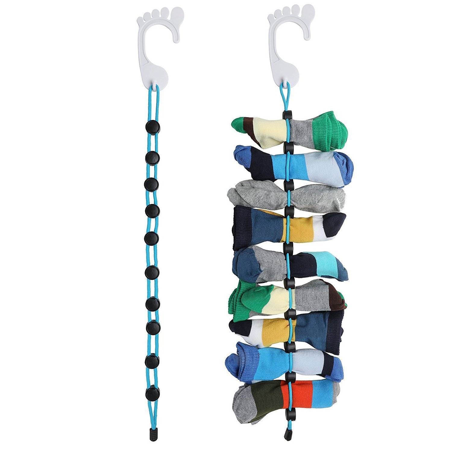 SOCK ORIGANIZER, sock washing assistant, TV sock hanger, and sock drying device Specification image