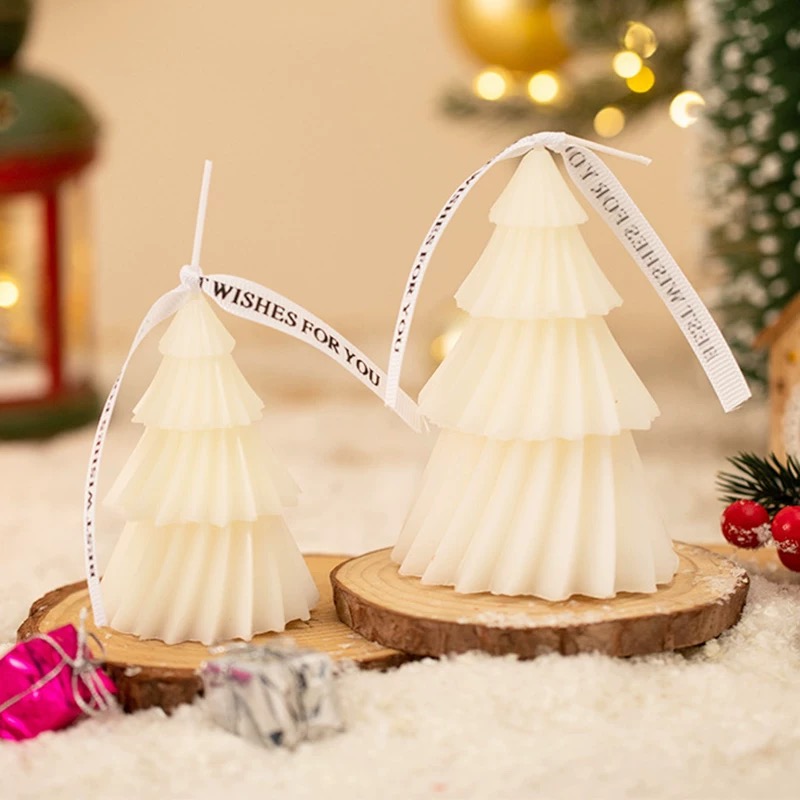 Scented Christmas tree candles, cute Christmas tree shapes, Christmas atmosphere, soy wax gift ornaments, scented Christmas tree candles, scented Christmas trees, cute Christmas tree shapes, Christmas atmosphere, soy wax gift ornaments, souvenirs Item Picture