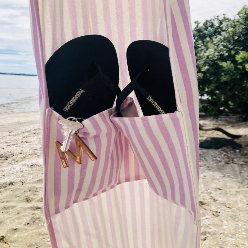 85公分条纹沙滩伞/POE透明雨伞/85公分条纹细节图