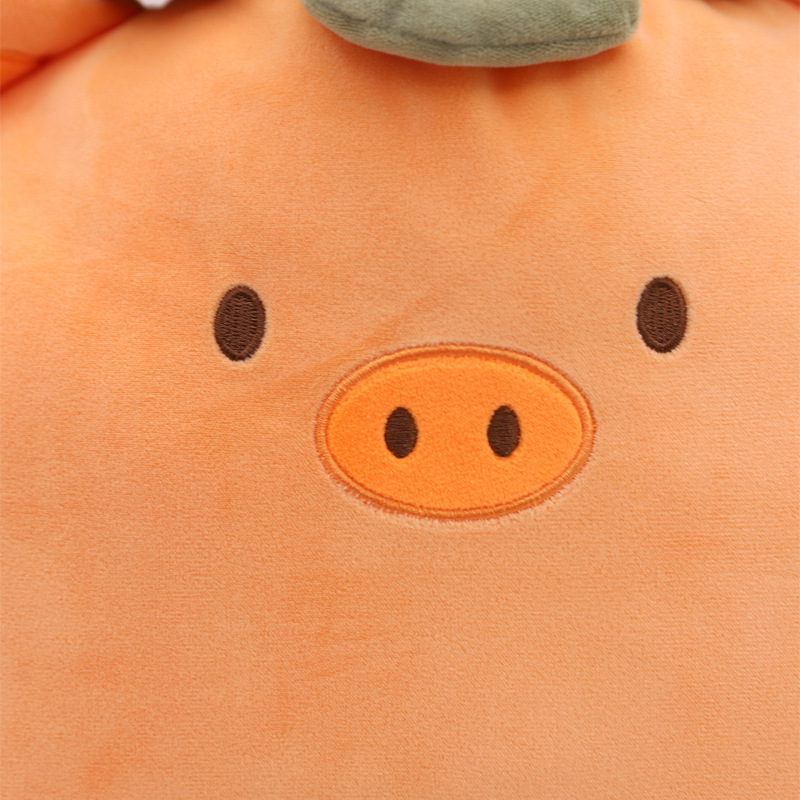 Dibujos animados cerdito animal lindo cojín de respaldo casa de recreo relleno cintura de algodón contra cojín sofá cama contra cintura personalizada pic 11