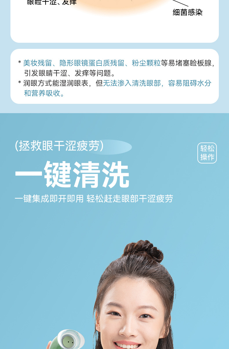 OES润眼仪滋润眼部清洁仪家用办公洗眼仪缓解眼部疲劳舒缓神器详情4