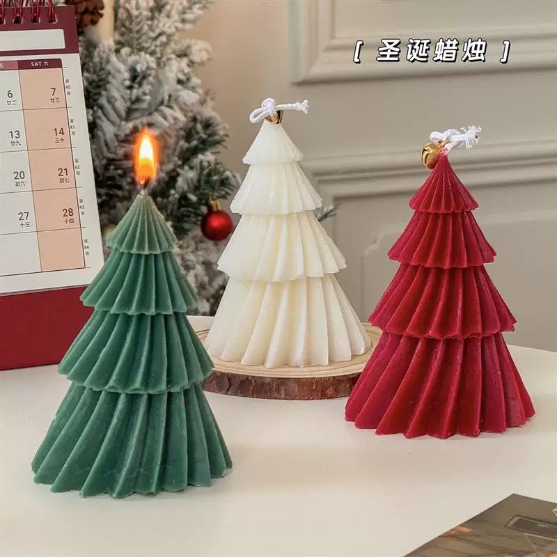 Scented Christmas tree candles, cute Christmas tree shapes, Christmas atmosphere, soy wax gift ornaments, scented Christmas tree candles, scented Christmas trees, cute Christmas tree shapes, Christmas atmosphere, soy wax gift ornaments, souvenirs pic 6