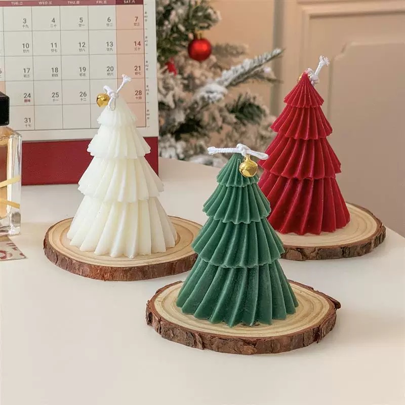 Scented Christmas tree candles, cute Christmas tree shapes, Christmas atmosphere, soy wax gift ornaments, scented Christmas tree candles, scented Christmas trees, cute Christmas tree shapes, Christmas atmosphere, soy wax gift ornaments, souvenirs pic 4