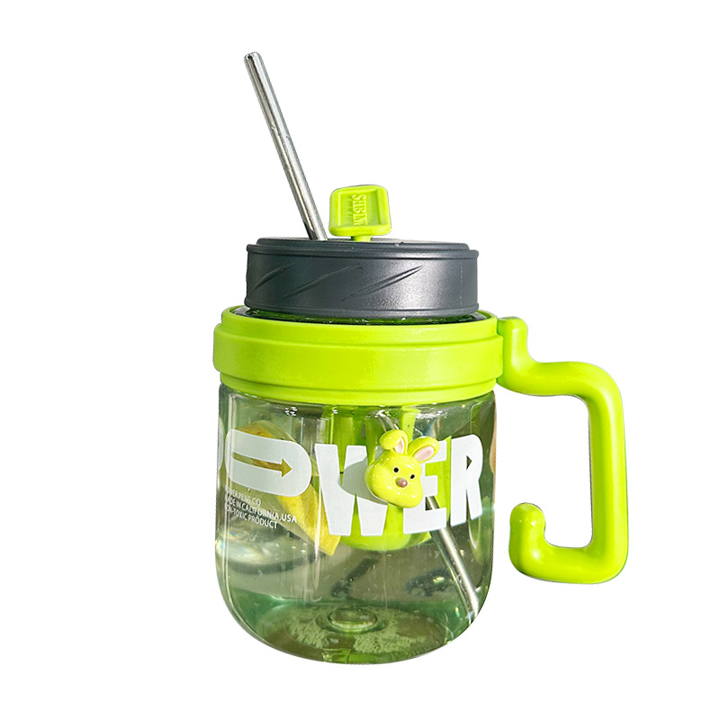 Z37-G749 water cup for girls, high appearance level, straw, large belly cup, new large-capacity office handle water bottle with tea strater