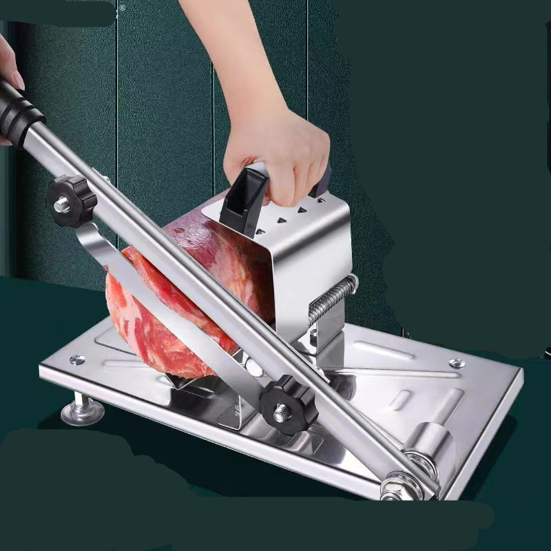 Manual beef slicer Stainless steel vegetable slicer multi-functional home beef and mutton roll cutting full figure