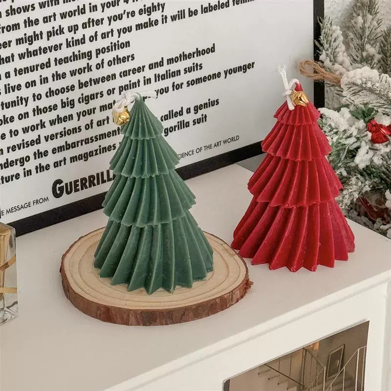 Scented Christmas tree candles, cute Christmas tree shapes, Christmas atmosphere, soy wax gift ornaments, scented Christmas tree candles, scented Christmas trees, cute Christmas tree shapes, Christmas atmosphere, soy wax gift ornaments, souvenirs pic 5
