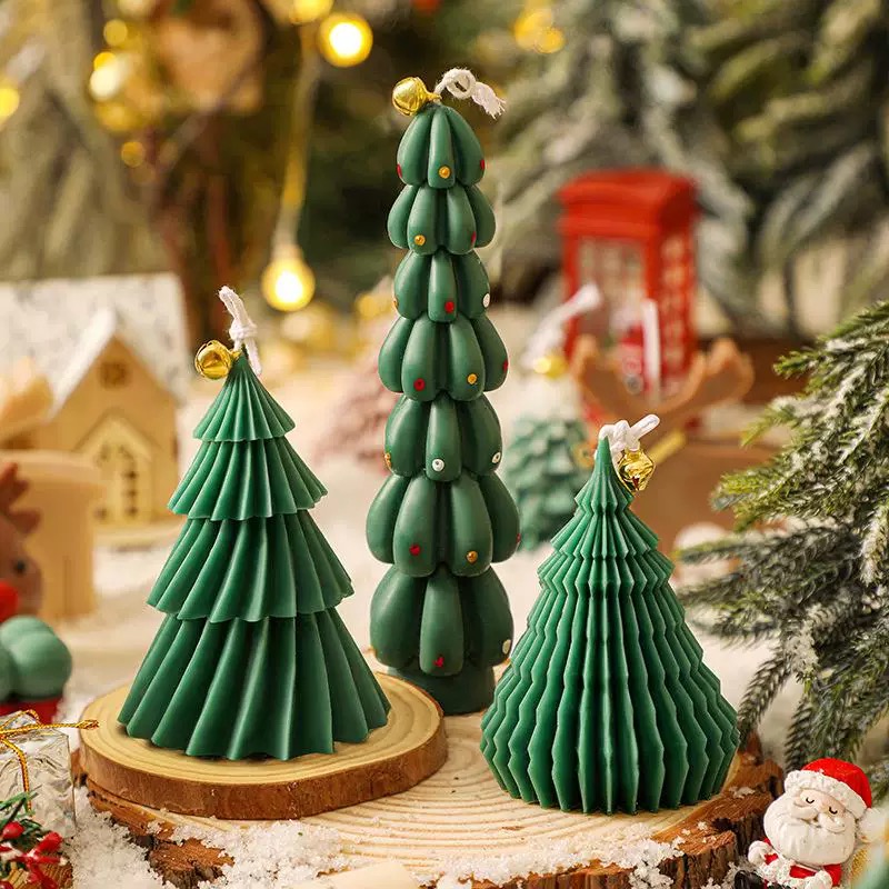 Scented Christmas tree candles, cute Christmas tree shapes, Christmas atmosphere, soy wax gift ornaments, scented Christmas tree candles, scented Christmas trees, cute Christmas tree shapes, Christmas atmosphere, soy wax gift ornaments, souvenirs pic 7