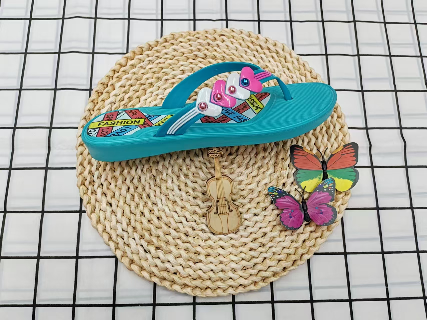 Flip-flops 2024 new summer fashion anti-slip women's flip-flops Specification image