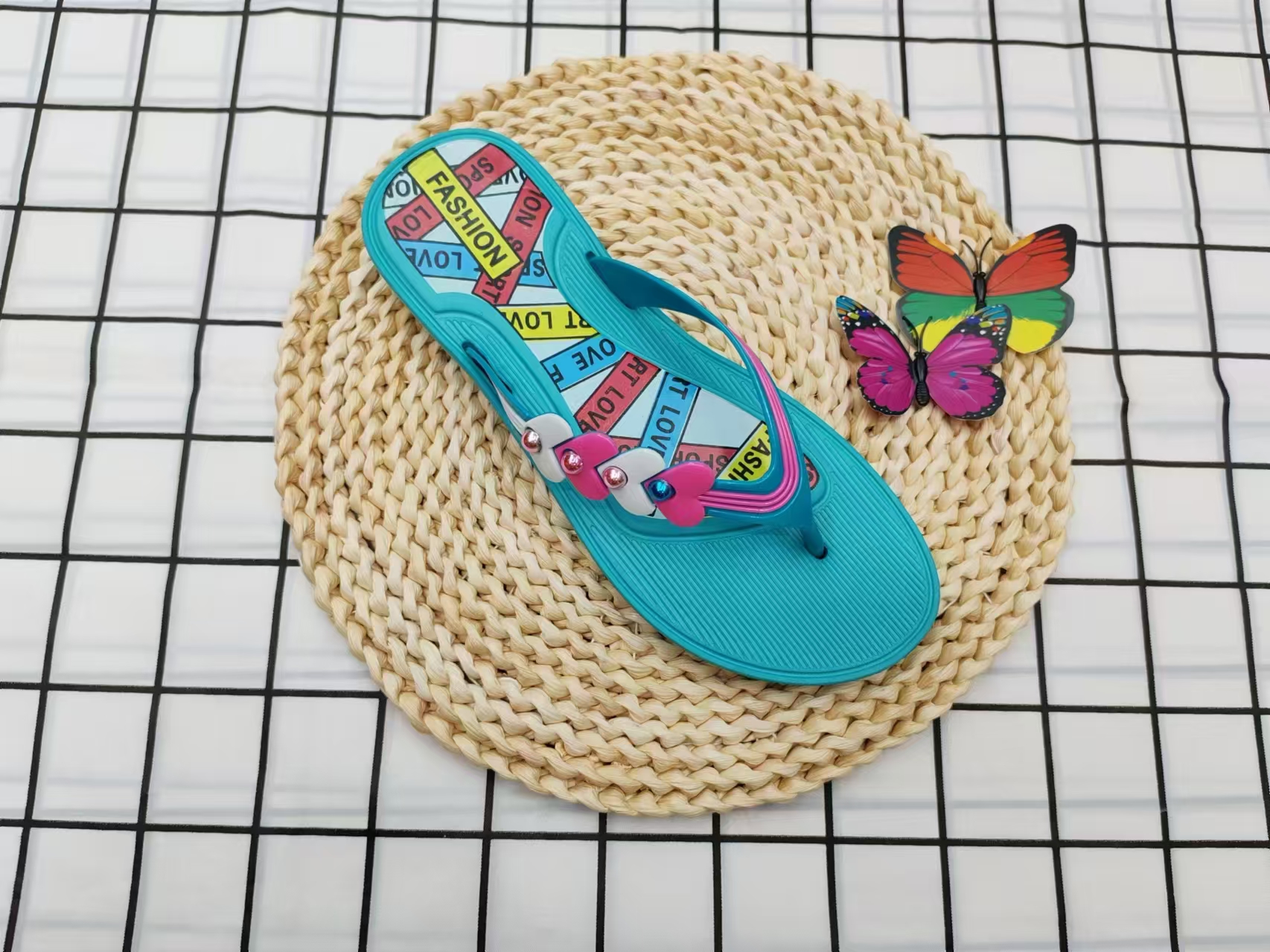 Flip-flops 2024 new summer fashion anti-slip women's flip-flops details Picture