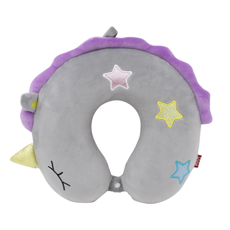 Memory foam Unicorn U-shaped pillow order, Kangle House Cartoon cute animal neck pillow, car neck order Item Picture