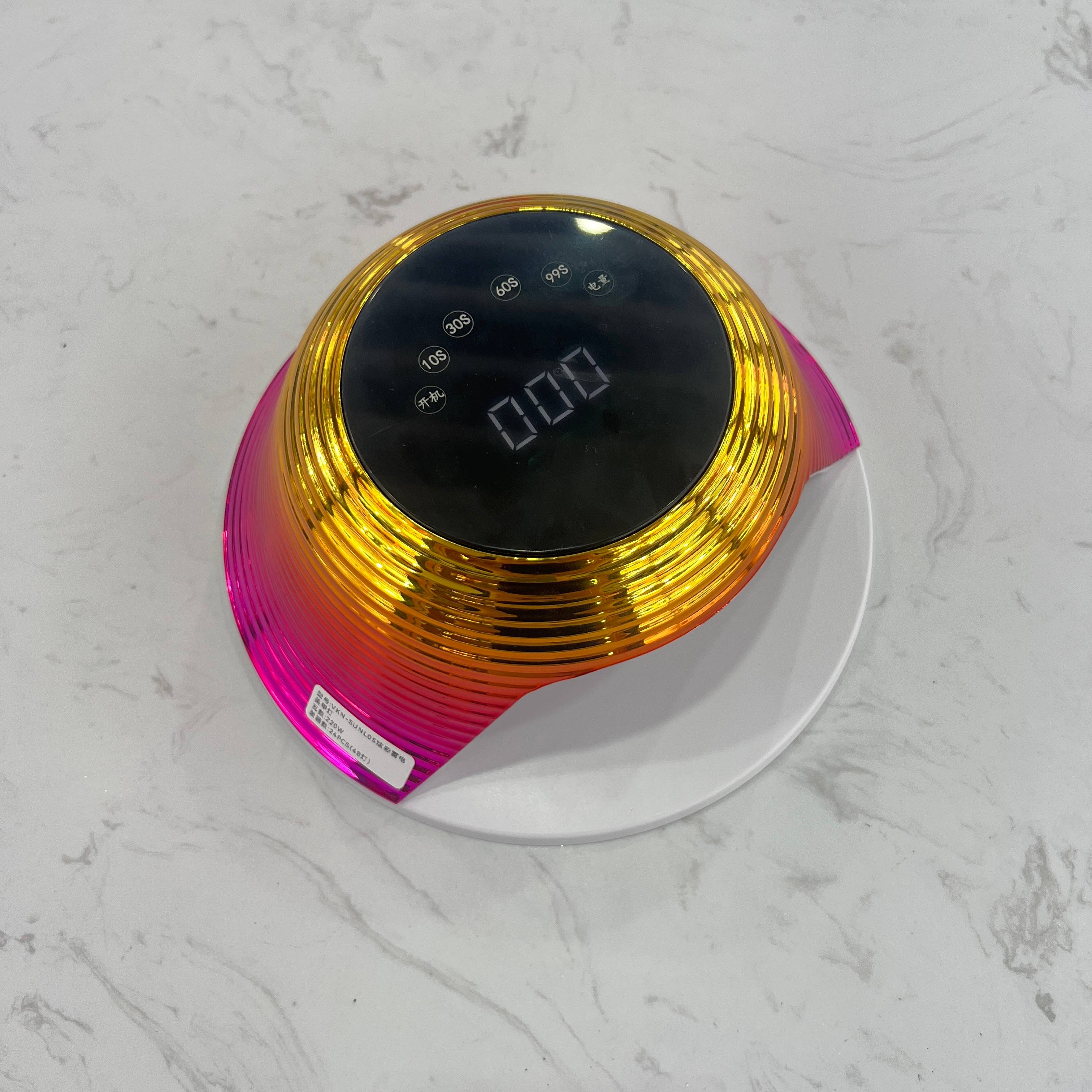 New 220W rechargeable nail light nail baking light nail oil glue quick drying touch screen design large space removable chassis