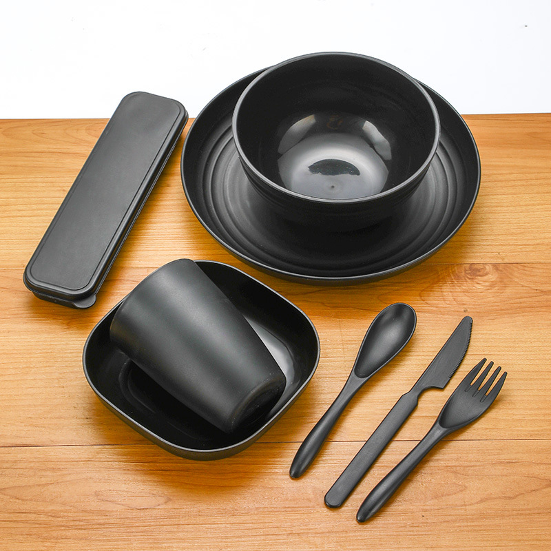 地摊餐具/套装/刀叉勺套装/叉勺/硅胶厨具六件套细节图