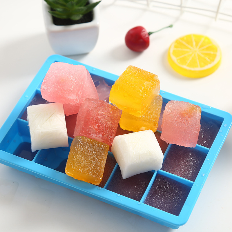 Spot food grade silicone ice box 15 square silicone ice box square silicone ice box ice maker