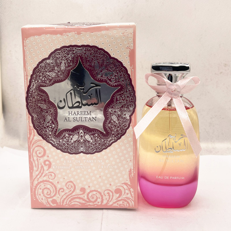 Foreign Trade Cross-Border Explosive Factory Direct Sales Hareem Al Sult Romantic Bow Pink Fragrance Perfume Perfume