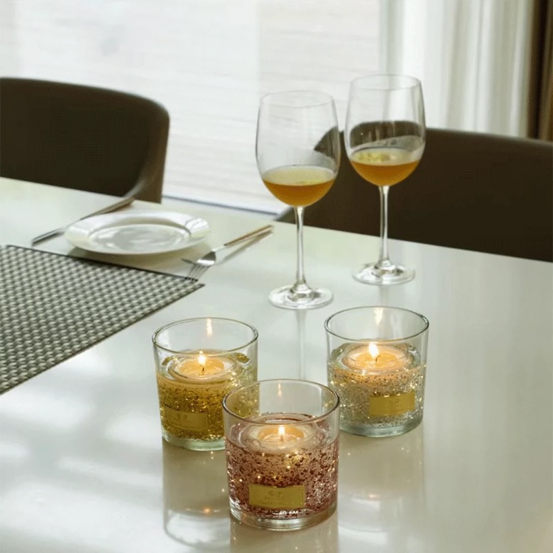 TiKToK handcrafted soy scented LED Galaxy Star candle Creative sleep-aid romantic Valentine's Day gift Application Scenario
