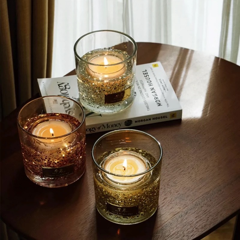 TiKToK handcrafted soy scented LED Galaxy Star candle Creative sleep-aid romantic Valentine's Day gift Item Picture