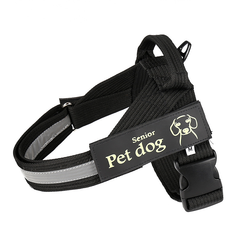 T-vest style k9 dog chest and back Golden Retriever Labrador dog leash, medium-sized large dog walking leash chest and back strap Specification image