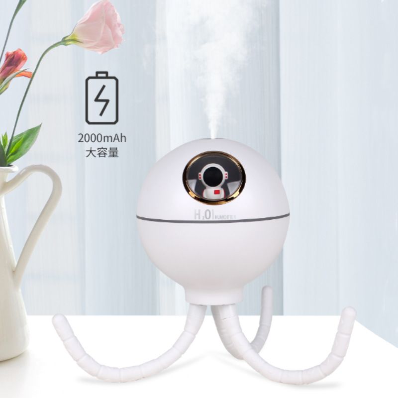 New cross-border home car charging silent timed large spray Octopus Planet humidifier
