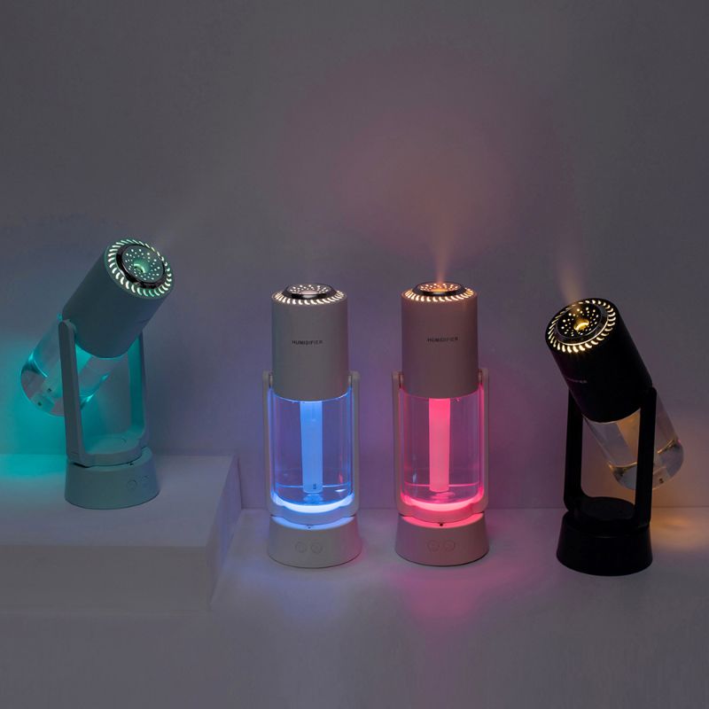 Xuanying humidifier, automatic shaking, rotating, spray, aromatherapy, atomization, seven-color night light, water replenishment device, negative ion vehicle-mounted details Picture