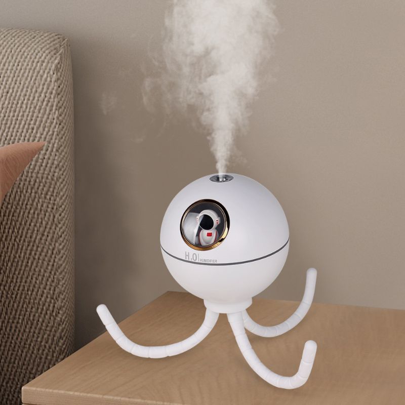 New cross-border home car charging silent timed large spray Octopus Planet humidifier Application Scenario