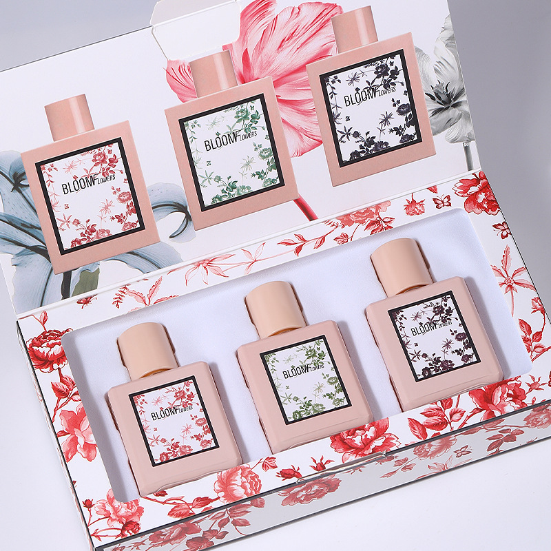 Men's and women's 3-piece perfume set, long-lasting fragrance gift box, gift perfume details Picture