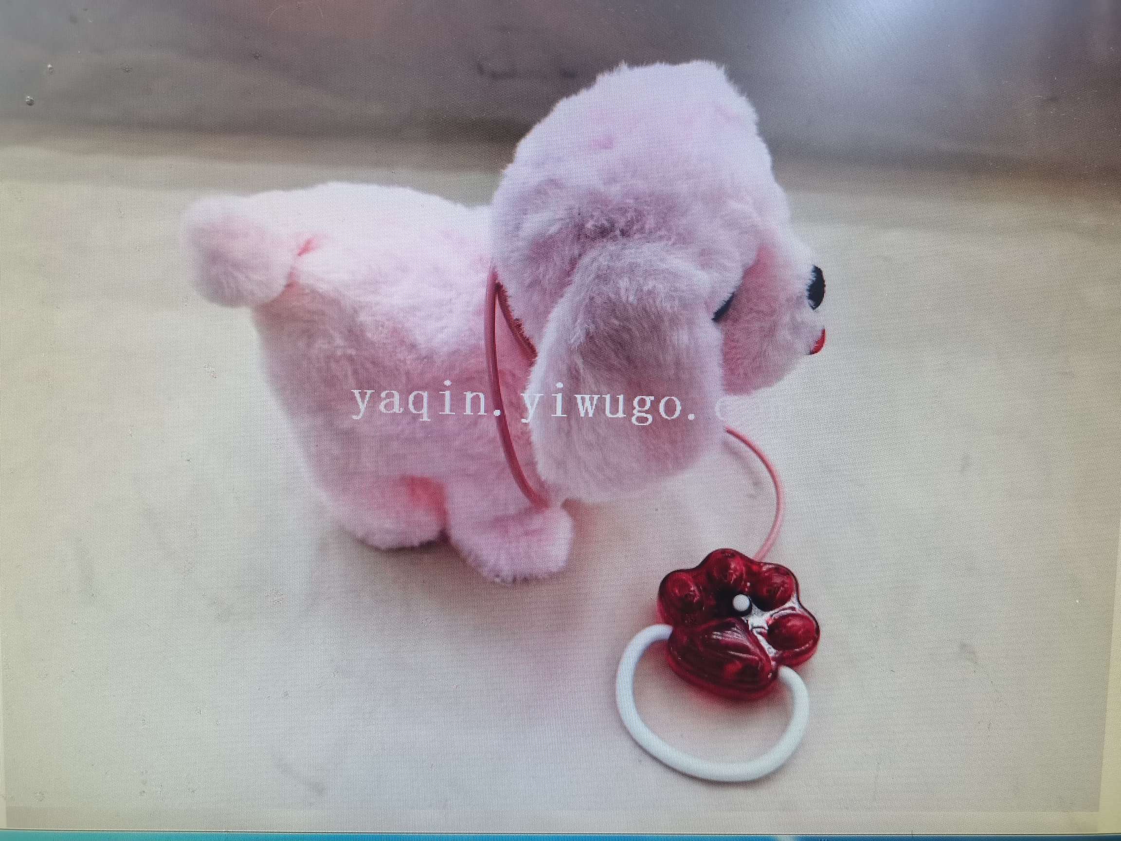 新款电动儿童毛绒玩具牵绳大狗带灯带叫声会走路摇尾巴地摊热卖厂家直销详情图6