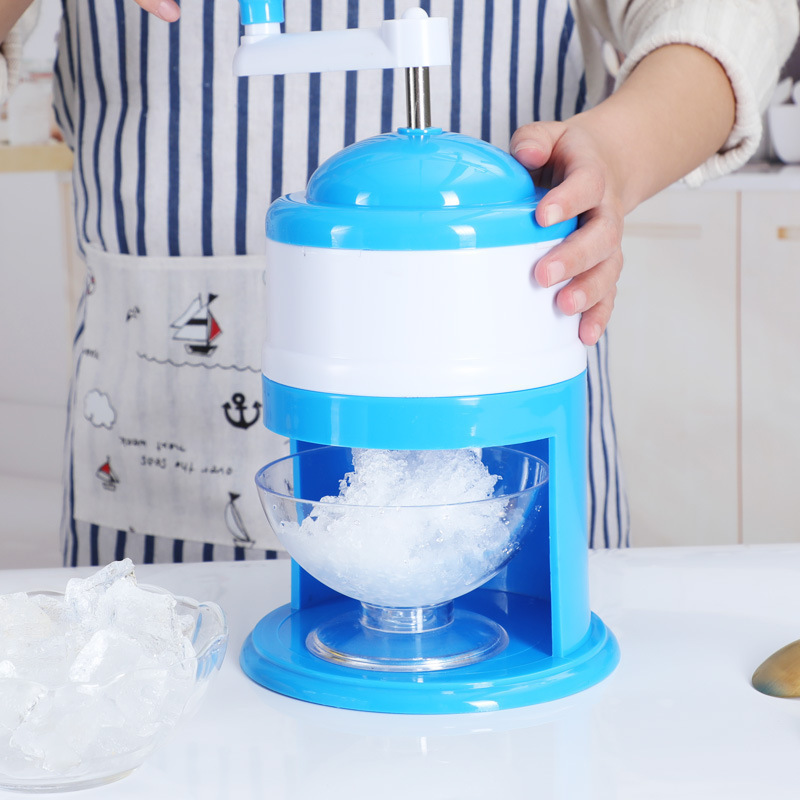 手摇刨冰机 水果冰沙机神器 家用小型碎冰机绵绵磨砂冰机沙冰现货细节图