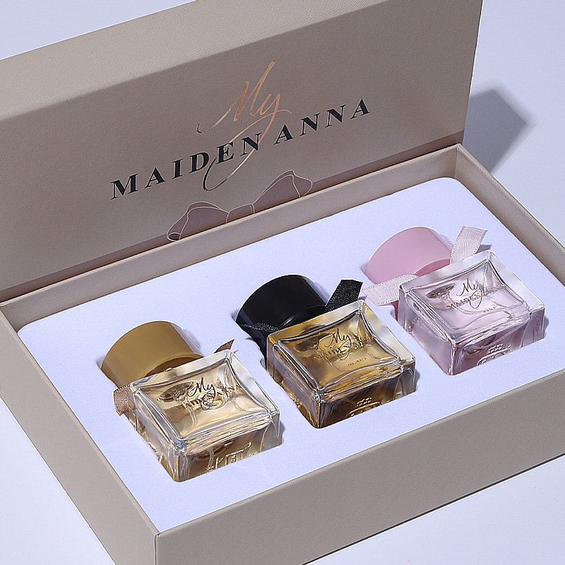 Men's and women's 3-piece perfume set, long-lasting fragrance gift box, gift perfume Specification image